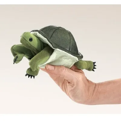 Produktbild von Folkmanis 2732 Fingerpuppe Schildkröte