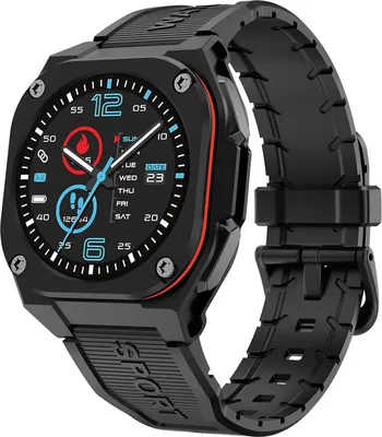 Produktbild von Kompass Militär Uhr Sportuhr Herren Damen Smartwatch Laufuhr Outdoor Fitnessuhr mit Telefonfunktion Gesundheitsuhr Blutdruckmessung Schrittzähler