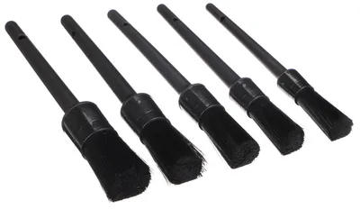 Zdjęcie produktu dla Zestaw twardych, precyzyjnych szczotek do czyszczenia samochodów, CAR DETAILING BRUSH 5 HARD, 5 sztuk