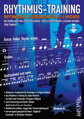 Produktbild von Rhythmus-Training - Rhythmik lernen: rhythmische Leseübungen für alle Musiker -