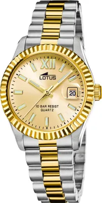 Produktbild von Lotus Damen Uhr Classic Elegant Edelstahl Armbanduhr silber gold UL18931/2