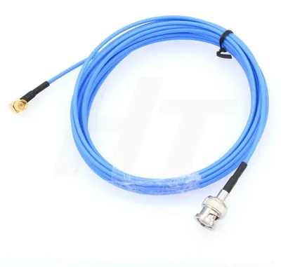 BNC-Microdot-Kabel 5 m, 50 Ohm, für Schwingungsmessung
