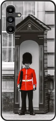 Produktbild von König Design Hülle kompatibel mit Samsung Galaxy A13 5G Kunststoff Soft Handyhülle - Handy Case England Bobby