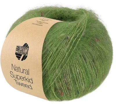 Produktbild von Lana Grossa - Natural Superkid Tweed 0633 apfelgrün