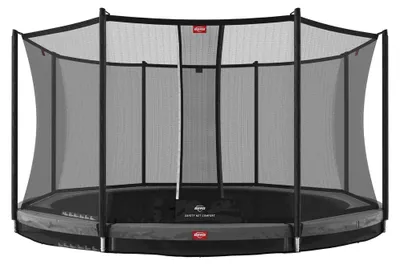 Produktbild von BERG Bodentrampolin Favorit InGround 430 + Sicherheitsnetz Comfort Grau