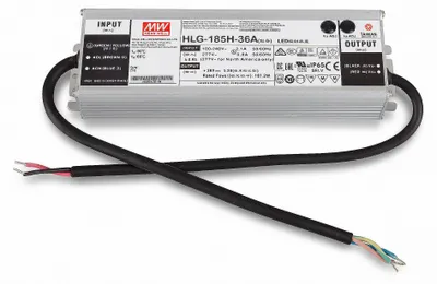 Produktbild von Mean Well HLG-185H-36A SNT 36V/DC/0-5,2A/ 187W IP65