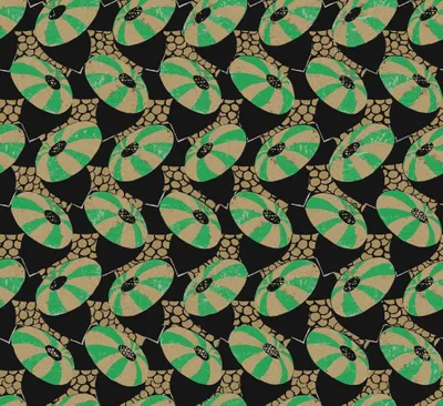 Produktbild von Khroma by Masureel Tapete geometrisches Motiv Grün - 630507 - 70 cm x 10.05 m
