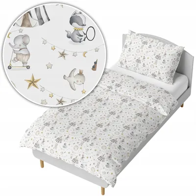 Produktbild von Ankras Kinder Bettwäsche-Set 140x200 Motiv "Cyrk"