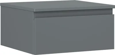 Obrázok produktu pre Mexen Orio kúpeľňová skrinka 50 cm s hornou časťou, 1 zásuvka, matný grafit - 91A10-05023-1-BFC66