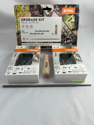 Produktbild von STIHL Hexa KIT 5, 2x Sägekette 3/8" 1,6mm RAPID HEXA 84 TG + Feile - 31320074703