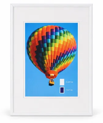 Produktbild von KYOTO Bilderrahmen Kunststoff Lifestyle Foto Rahmen Collage Wanddeko Poster - Farbe: Weiss | Größe: 21x29,7
