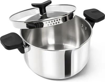 Produktbild von MICHELANGELO Pastatopf mit Sieb-Deckel, 5,7 l, Edelstahl