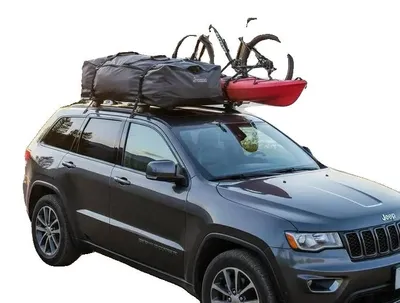Imagen del producto de Portaequipajes transversal, compatible con Jeep Grand Cherokee, capacidad de carga de 90 kg, color