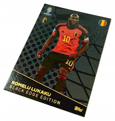 Produktbild von MATCH ATTAX EURO 2024 GERMANY CARD. No. 1 ROMELU LUKAKU / BLACK EDGE
