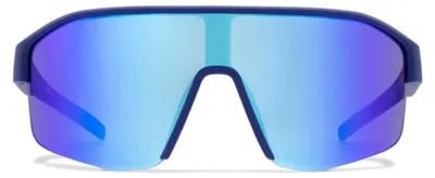 Produktbild von RedBull SPECT Dundee, Radsportbrille, Uni, Halbrandlos, Blau, Blau, Polycarbonat