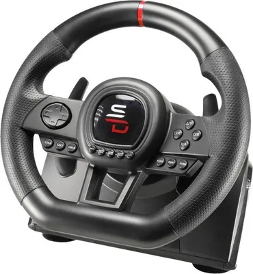 Obrázek produktu pro SuBsonic SA5645-NG - Lenkrad + Pedale - PC - PlayStation 4 - Xbox One - Xbox One S - Xbox One X - Xbox Series S - Xbox Series X - D-Pad - Schaltfläche Optionen - Schaltfläche Teilen - 270° - Kabelgebunden - USB