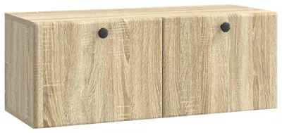 Image de Meuble TV mural 78,5 x 31 x 30 cm Chêne Sonoma