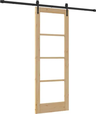 Zdjęcie produktu dla vidaXL Drzwi przesuwne ORKDAL Naturalne 73,5 x 198,5 cm