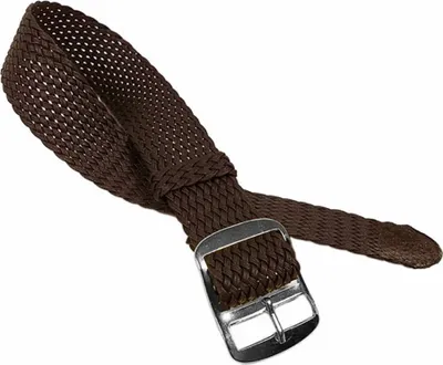 Produktbild von Minott Ersatzband Uhrenarmband Perlon / Textil Durchzugsband Braun 23269S, Stegbreite:18mm
