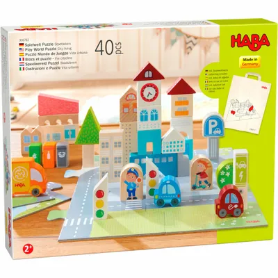 Immagine prodotto di HABA gioco mondo puzzle vita di città