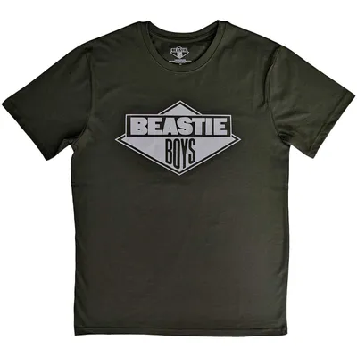 Produktbild von Beastie Boys Black & White Logo Green XL T-Shirt