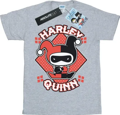 Produktbild von Harley Quinn - T-Shirt für Mädchen BI1483 (128) (Grau)