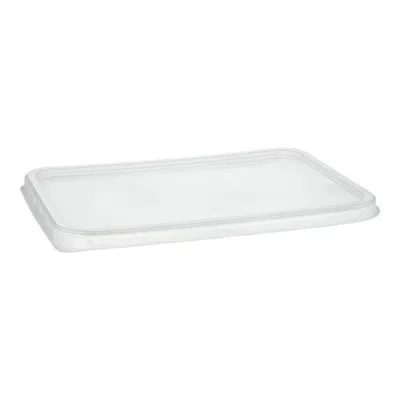 Produktbild von Deckel für Verpackungsbecher, PP 0,7 cm x 18,6 cm x 13,3 cm transparent
