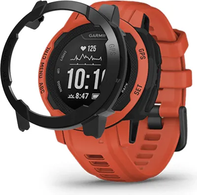 Image de INF Coque de Protection Garmin Instinct 2S en PC Noir Anti-Choc Le noir