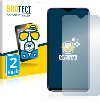 Produktbild von 2x BROTECT Schutzfolie für Xiaomi Redmi 9T Displayschutz Displayschutzfolie Folie Matt Entspiegelungsfolie