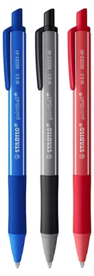 Image de STABILO 6033/3-1 STABILO Stylo à bille à pression Pointball Colorful, coffret de 3