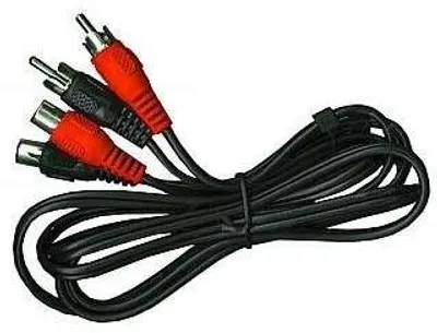 Produktbild von cinch-Verlängerung 2,5 m stereo, Stecker-Kupplung