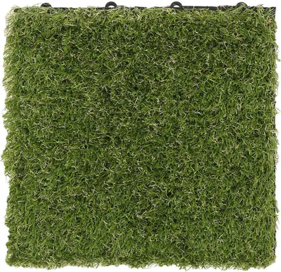 Produktbild von HOME DELUXE - Kunstrasenfliese JUBIN - 1 m² - 11 Fliesen á 30 x 30 cm I Klickfliese Terrassenfliese Balkonfliese