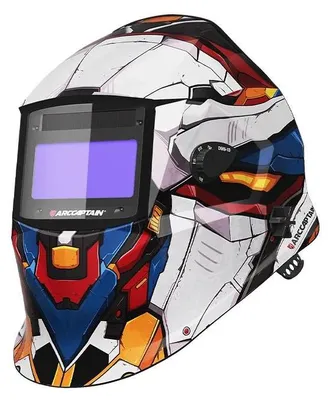 Immagine prodotto di Casco da saldatura, oscuramento automatico, alimentato a energia solare, B
