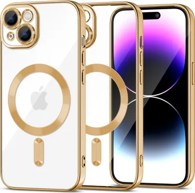 Produktbild von Tech-Protect Magshine Magsafe Iphone 15 Gold