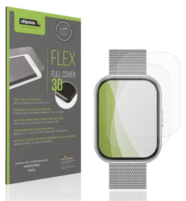 Immagine prodotto di 2x Pellicola protettiva opaca per HXQHSTBG IW05 Protezione Antiurto Anti-Shock