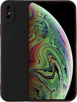 Immagine prodotto di Custodia per iPhone Xs Max in silicone - Custodia in silicone Backcover - Nero