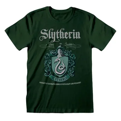 Produktbild von Harry Potter - Slytherin Green Crest - T-Shirt L