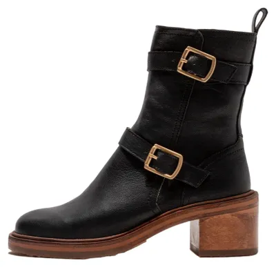 Produktbild von Neosens Stiefeletten mit Absatz Damen S3330 MONTONE BLACK / RUBY Farbe Schwarz