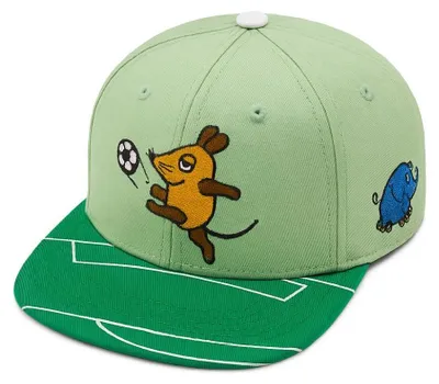 Koaa Snapback Cap Die Maus "Fußball" in grün