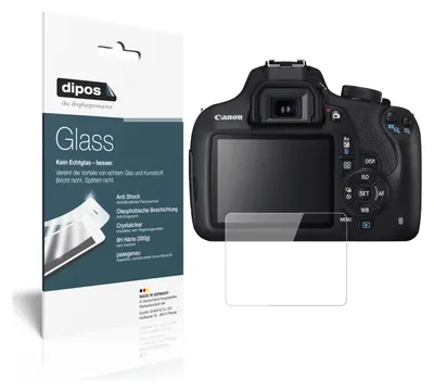 Zdjęcie produktu dla 2x Folia ochronna do Canon EOS 1200D - Folia antywstrząsowa 9H z plastikowego szkła dipos Glass