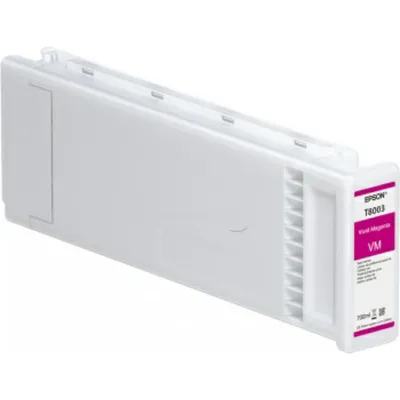 Produktbild von Epson Singlepack Vivid Magenta T800300 UltraChrome PRO 700ml, Lebendiges Magenta, Tinte auf Pigmentbasis, 700 ml, 1 Stück(e)