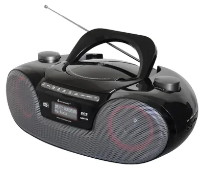 Image de Soundmaster SCD8300SW Boombox Radio DAB+/FM Lecteur CD USB/SD Bluetooth Réveil