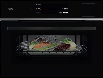 Produktbild von AEG Series 9000 TP9SK821B, Medium, Elektrischer Ofen, 45 l, 3000 W, 45 l, Kombi-Dampf