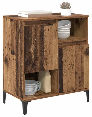 Image de vidaXL Buffet vieux bois 60 x 35 x 70 cm Bois composite