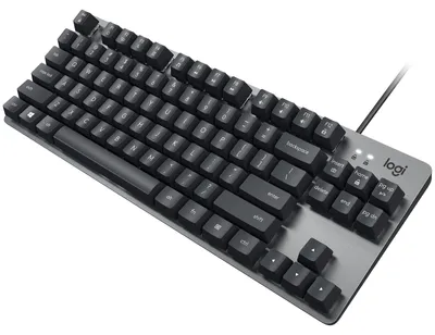 Produktbild von Logitech K835 TKL Mechanical Keyboard, Tenkeyless (80 - 87 %), Kabelgebunden, USB, Mechanischer Switch, LED, Graphit, Grau
