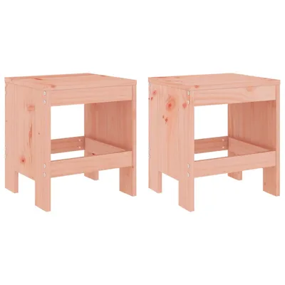Produktbild von Gartenhocker 2 Stk. 40x36x45 cm Massivholz Douglasie