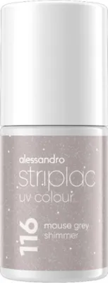 Produktbild von alessandro Striplac UV Colour Mouse Grey, 6,5 ml, Grau, Mouse Grey Shimmer, 6 Monat( e), ALIPHATIC POLYESTERURETHANE ACRYLATE, HYDROXYPROPYL METHACRYLATE, ETHYL ACETATE, ALIPHATIC..., 1. Get Ready Reinige und entfette deine Nägel mit den Prep & Shine Pads. Glätte und poliere...