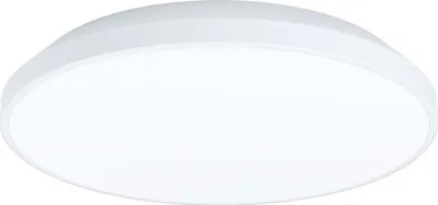 Produktbild von EGLO LED Deckenleuchte Crespillo, 1 flammige Aufbauleuchte aus Stahl und Kunststoff, Deckenlampe in Weiß, LED Aufbaulampe neutralweiß, Ø 24 cm
