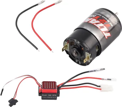 Obrázok produktu pre ESC, kartáčovaný ESC, RC kartáčovaný motor, elektronický regulátor otáčok, motor RC auta, RC príslušenstvo