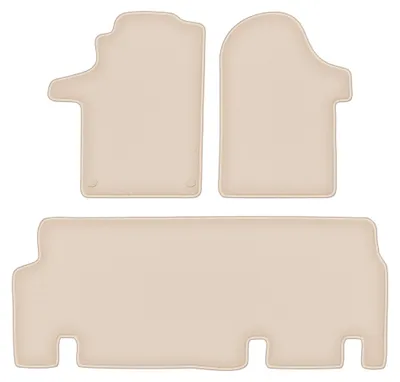 Productafbeelding van Velours automatten voor Mercedes Vito W447 vanaf 2014 – 3-delig, beige, op maat – Wielganizator FORTUNA